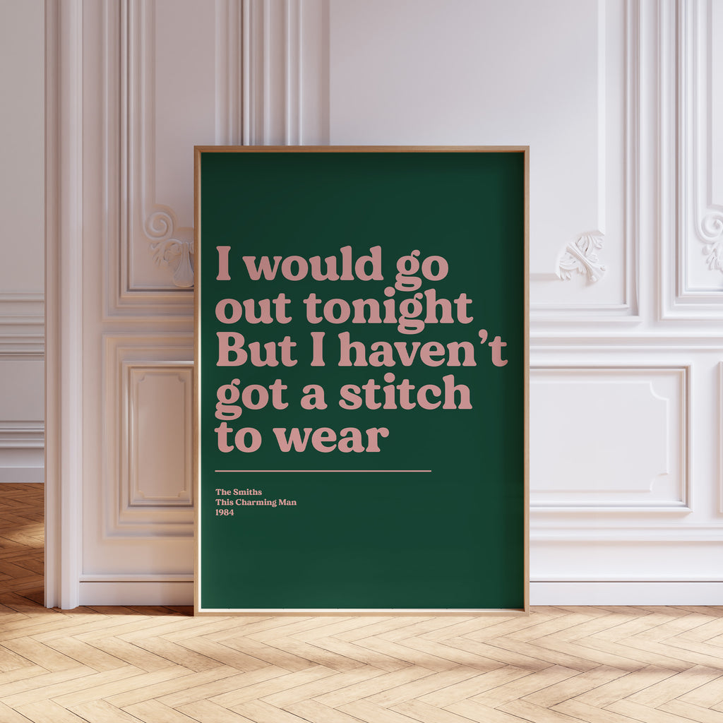 Personalised Lyric Print