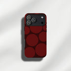 Retro Big Dot Phone Case – Colourful 70s Circle Tough Case