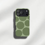 Retro Big Dot Phone Case – Colourful 70s Circle Tough Case