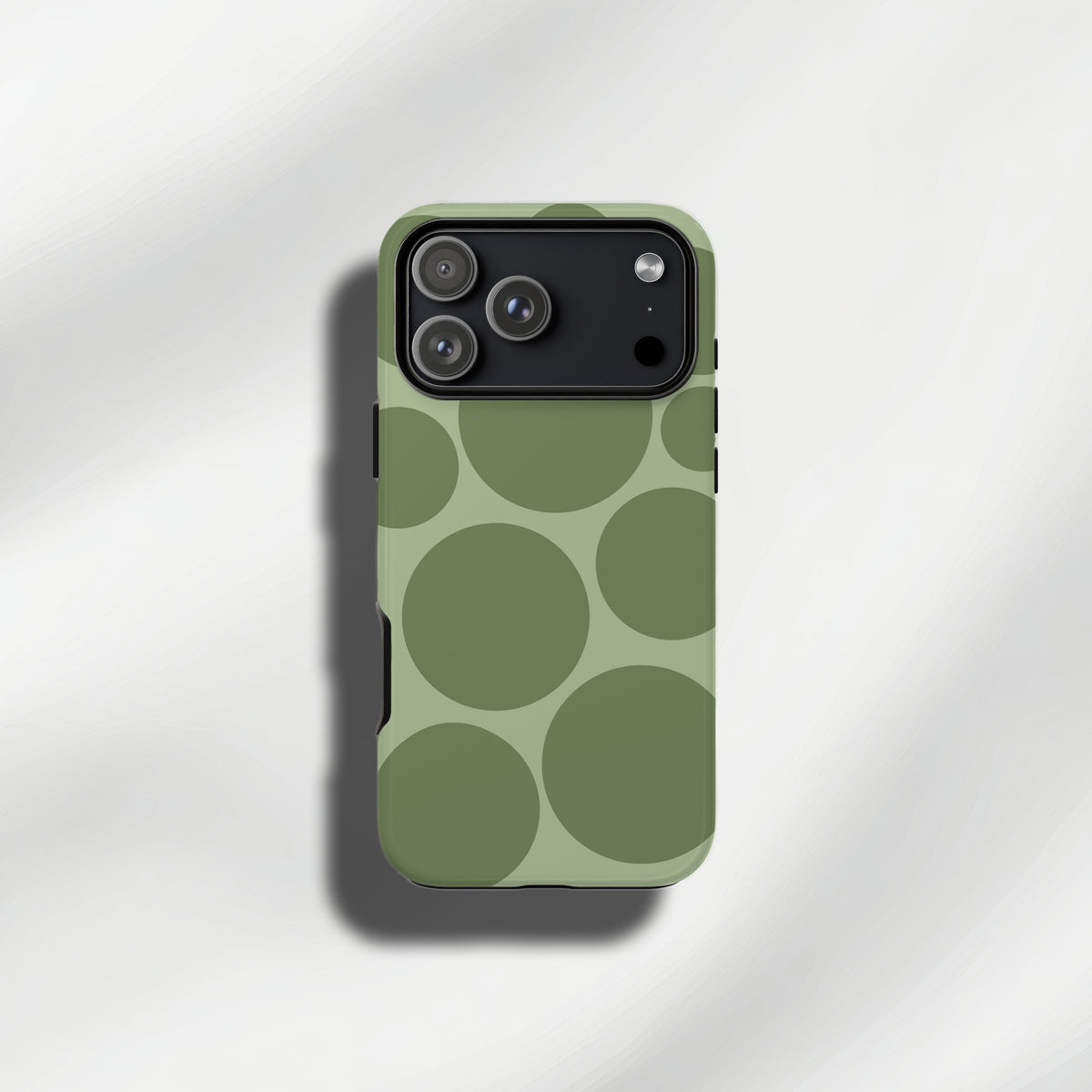 Retro Big Dot Phone Case – Colourful 70s Circle Tough Case