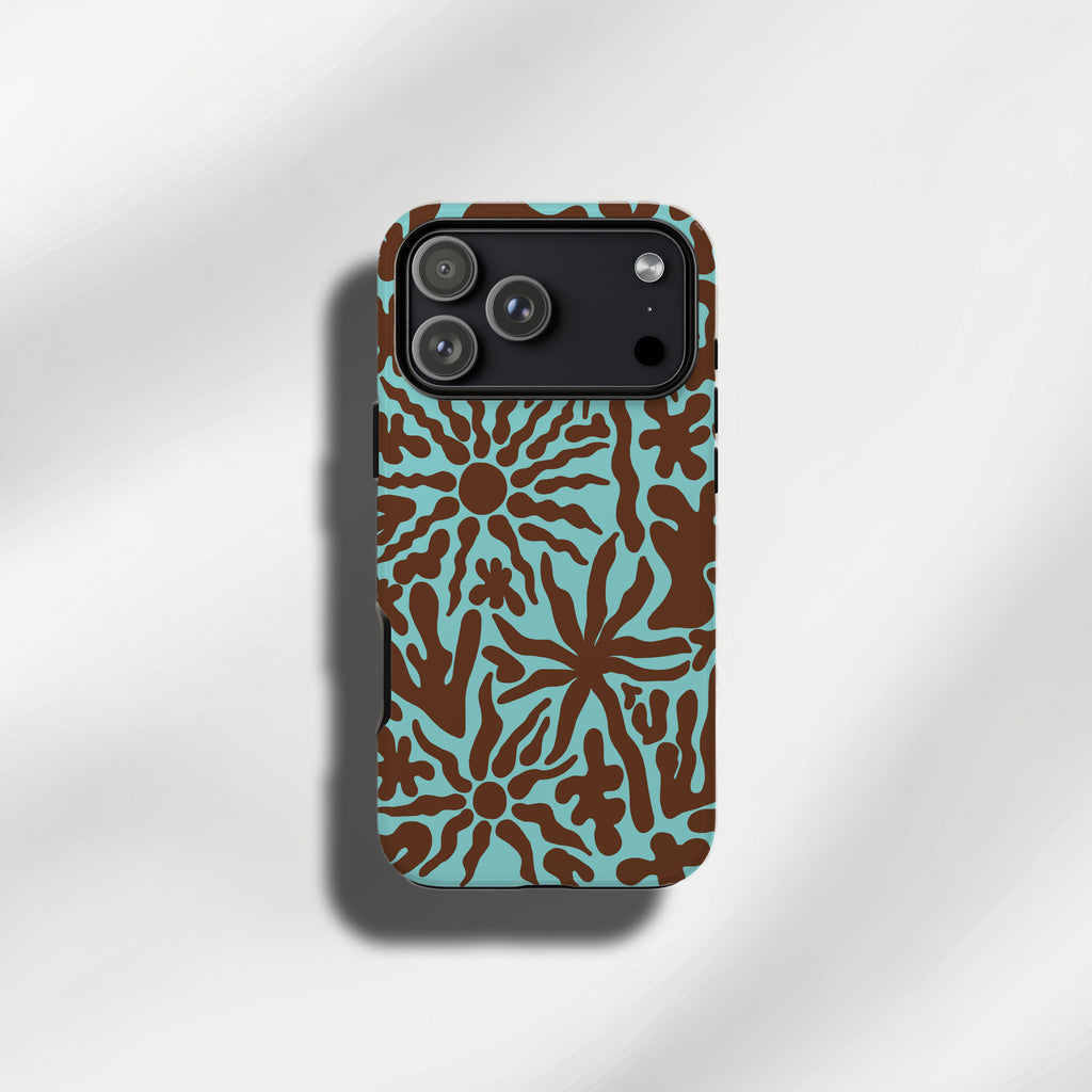 Retro Floral Phone Case Groovy Flower iPhone Samsung Case