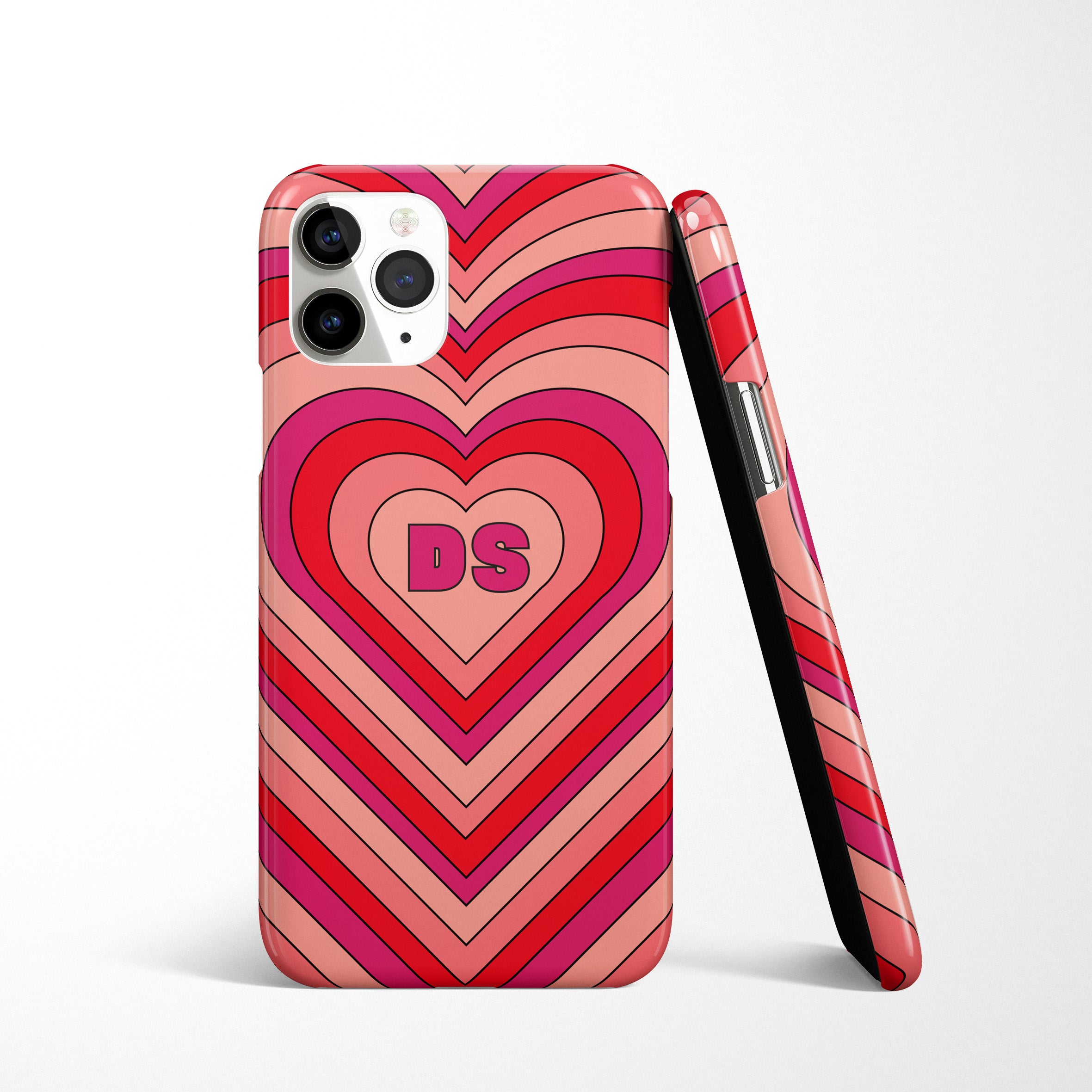 Heart Initial Phone Case