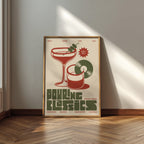 Cocktail Print | Pouring Classics | Music Inspired Mid Century Wall Art