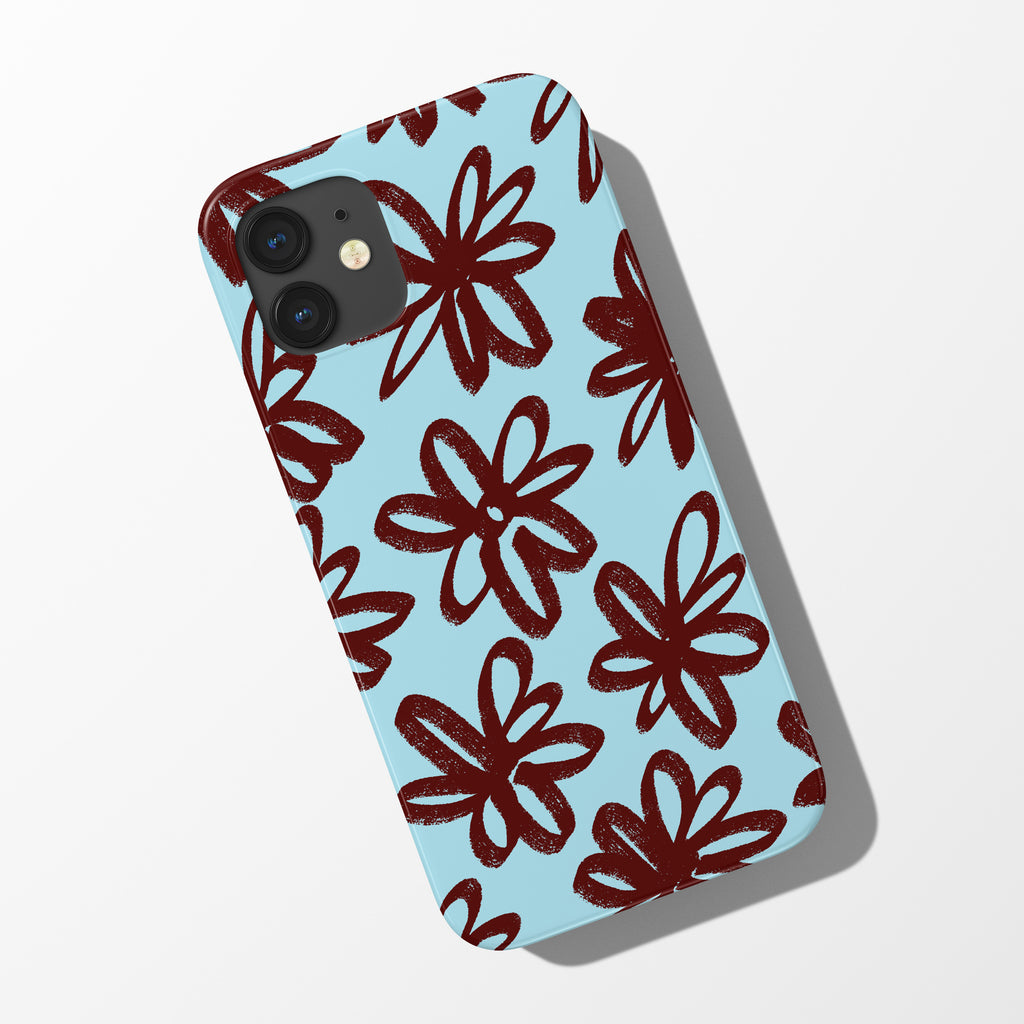 Daisy Scribble Phone Case