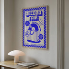 Record Fair Print | Vinyl Record Wall Art | Music Inspired Poster | Retro Mid Century Decor