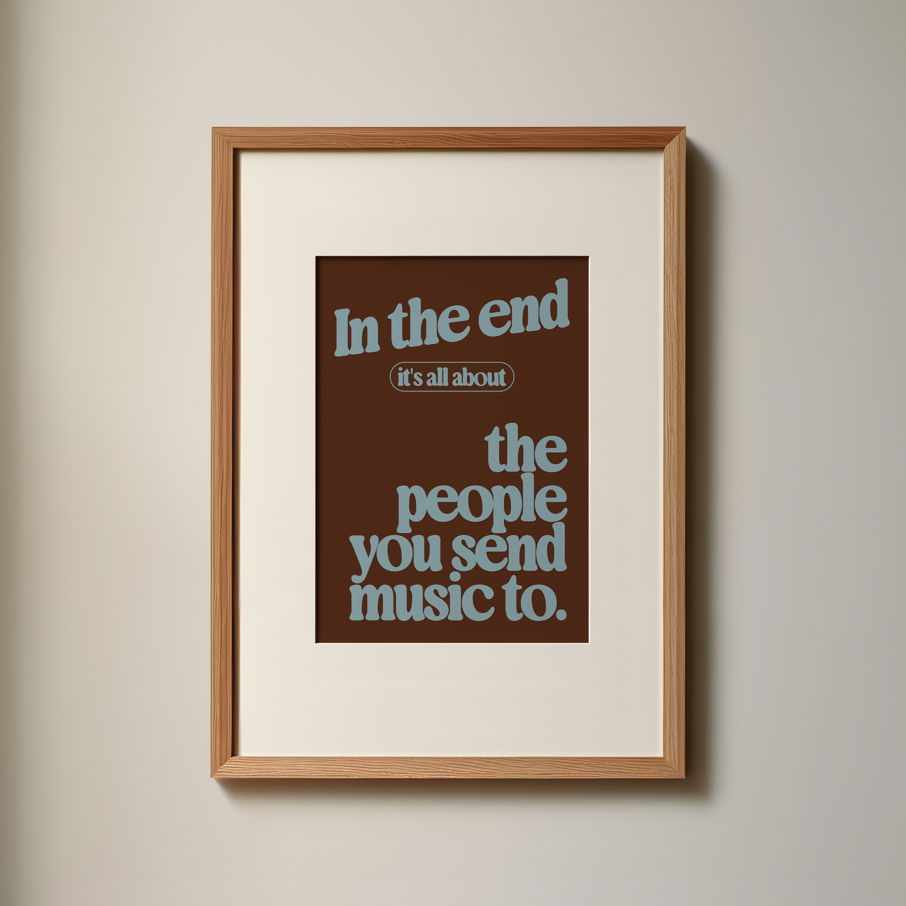 In The End It's All About The People