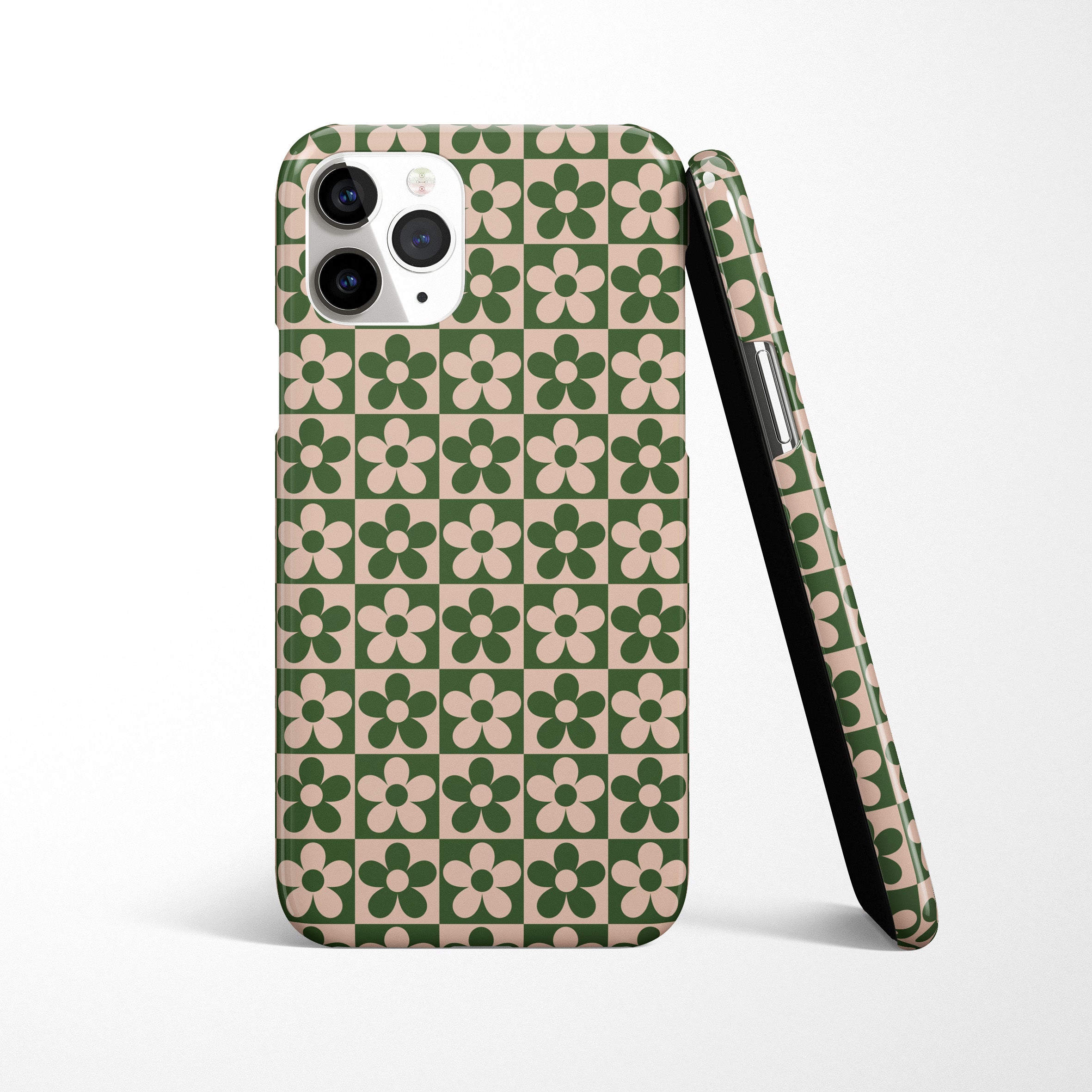 Check Flower Phone Case