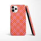 Check Flower Phone Case