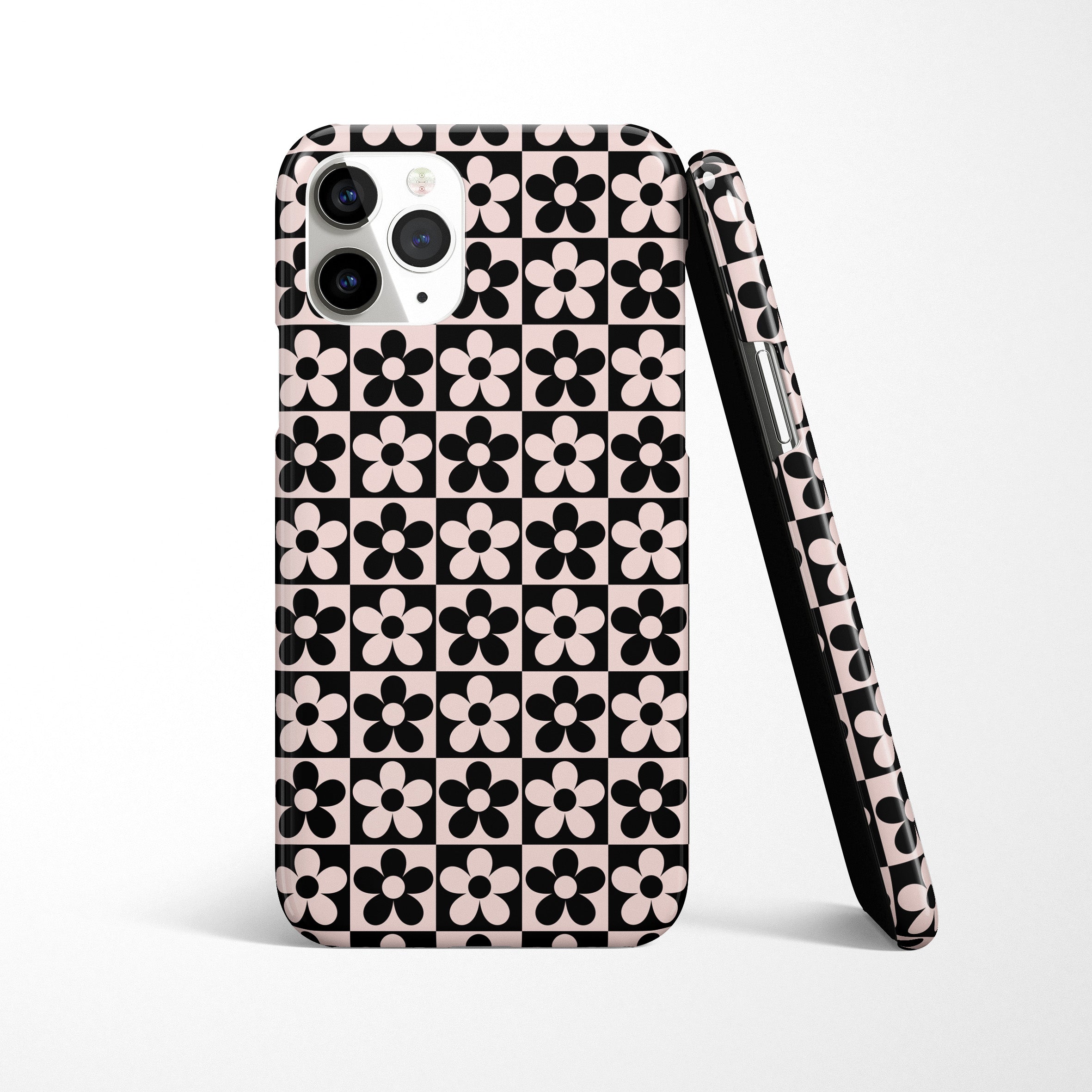 Check Flower Phone Case