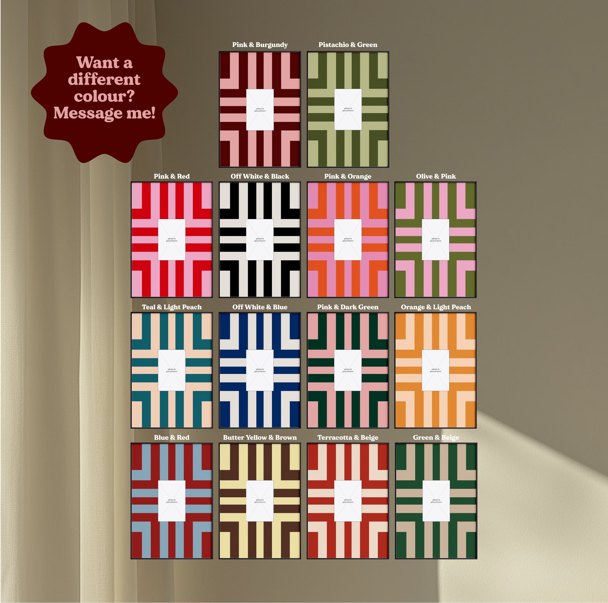 Personalised Border Photo Print