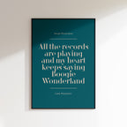 Custom Lyric / Quote Print