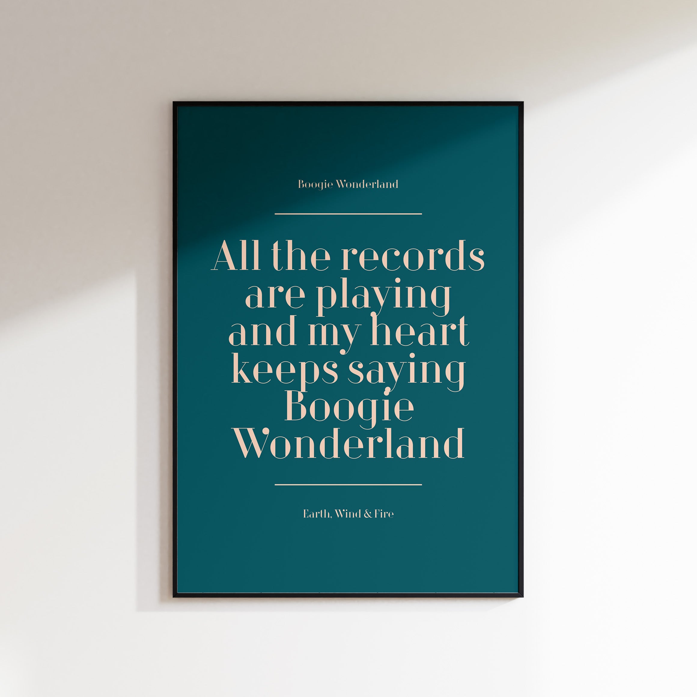 Custom Lyric / Quote Print