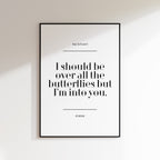 Custom Lyric / Quote Print