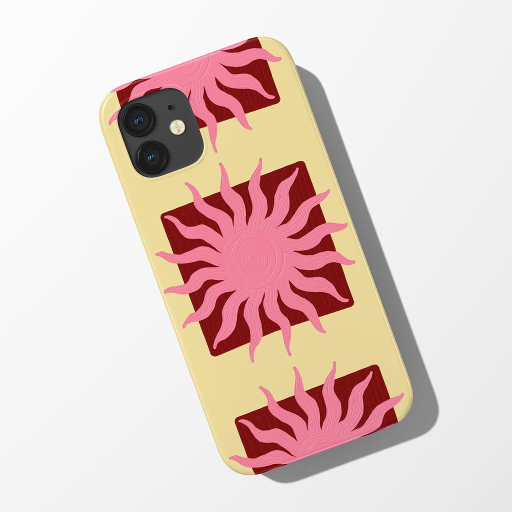 Sun Oil Print Phone Case