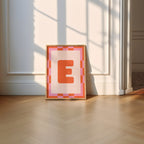 Custom Border Initial Print