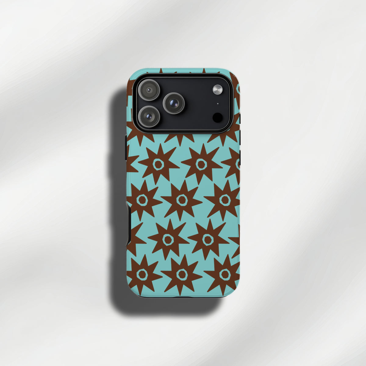 Retro Starburst Phone Case – Colourful 70s Tough Case