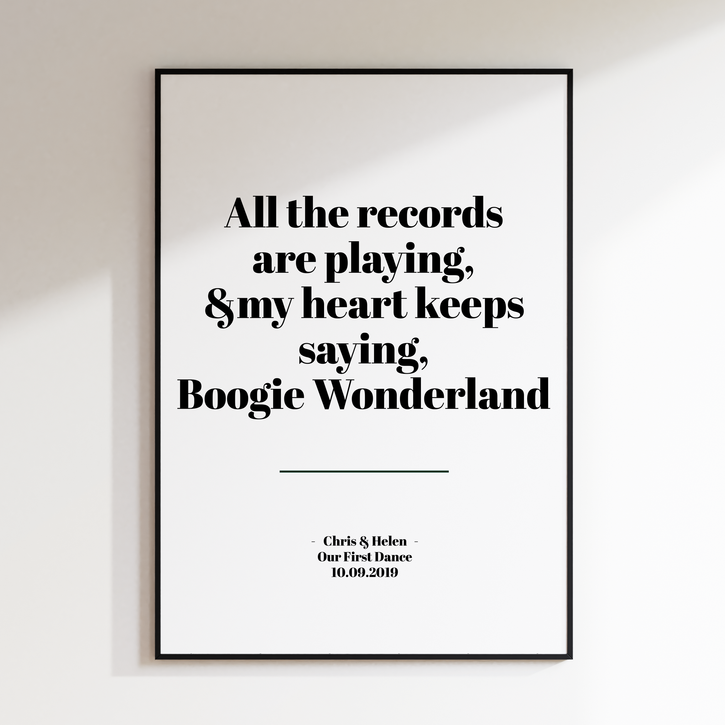 Custom Lyric
