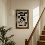 Record Fair Print | Vinyl Record Wall Art | Music Inspired Poster | Retro Mid Century Decor