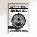 Disco Times Newspaper 'Disco Isn't Dead!'